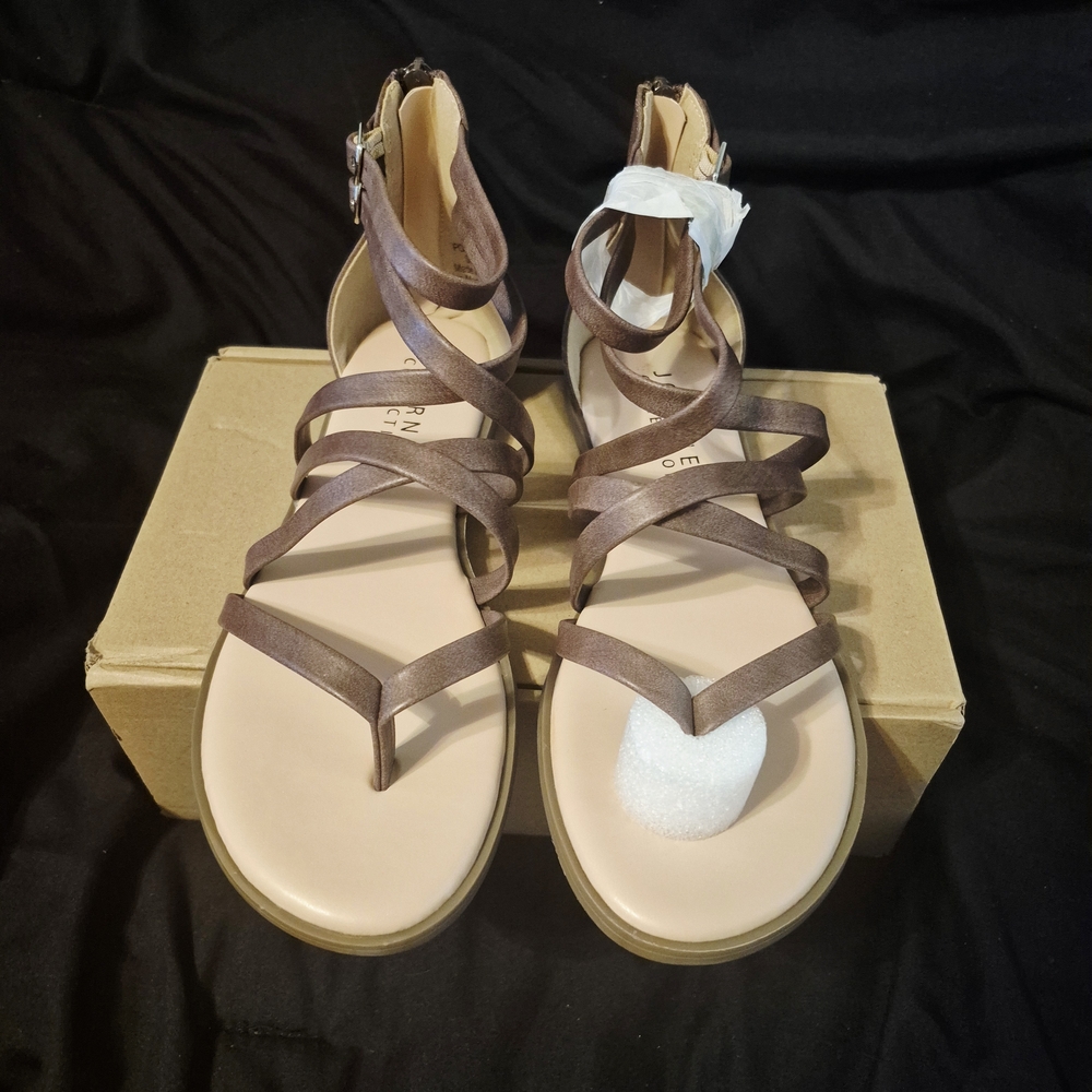 Brown Strappy‎ Sandals